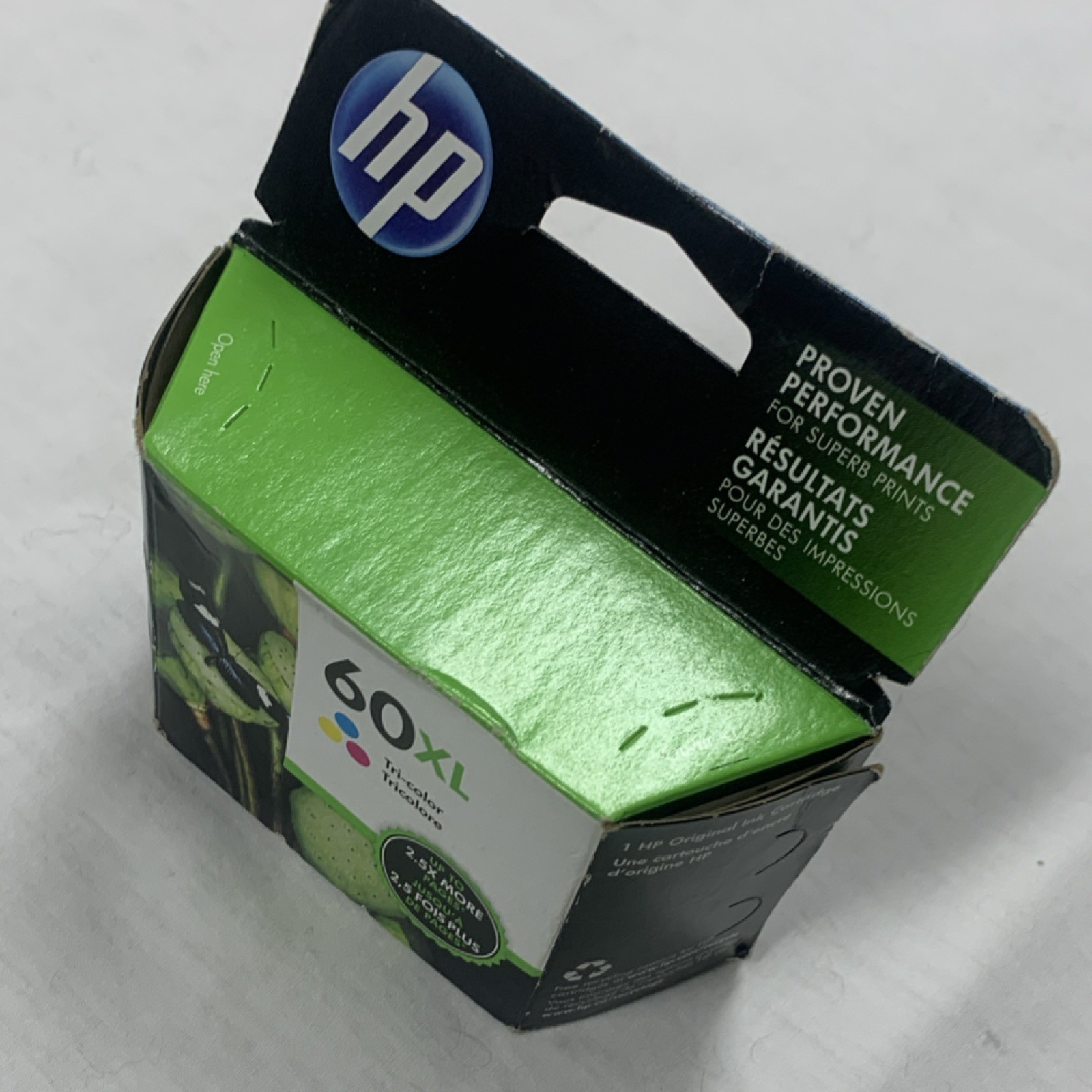 Genuine HP 60XL Tri-Color Inkjet Cartridge Original 883585702589 Malaysia 2019