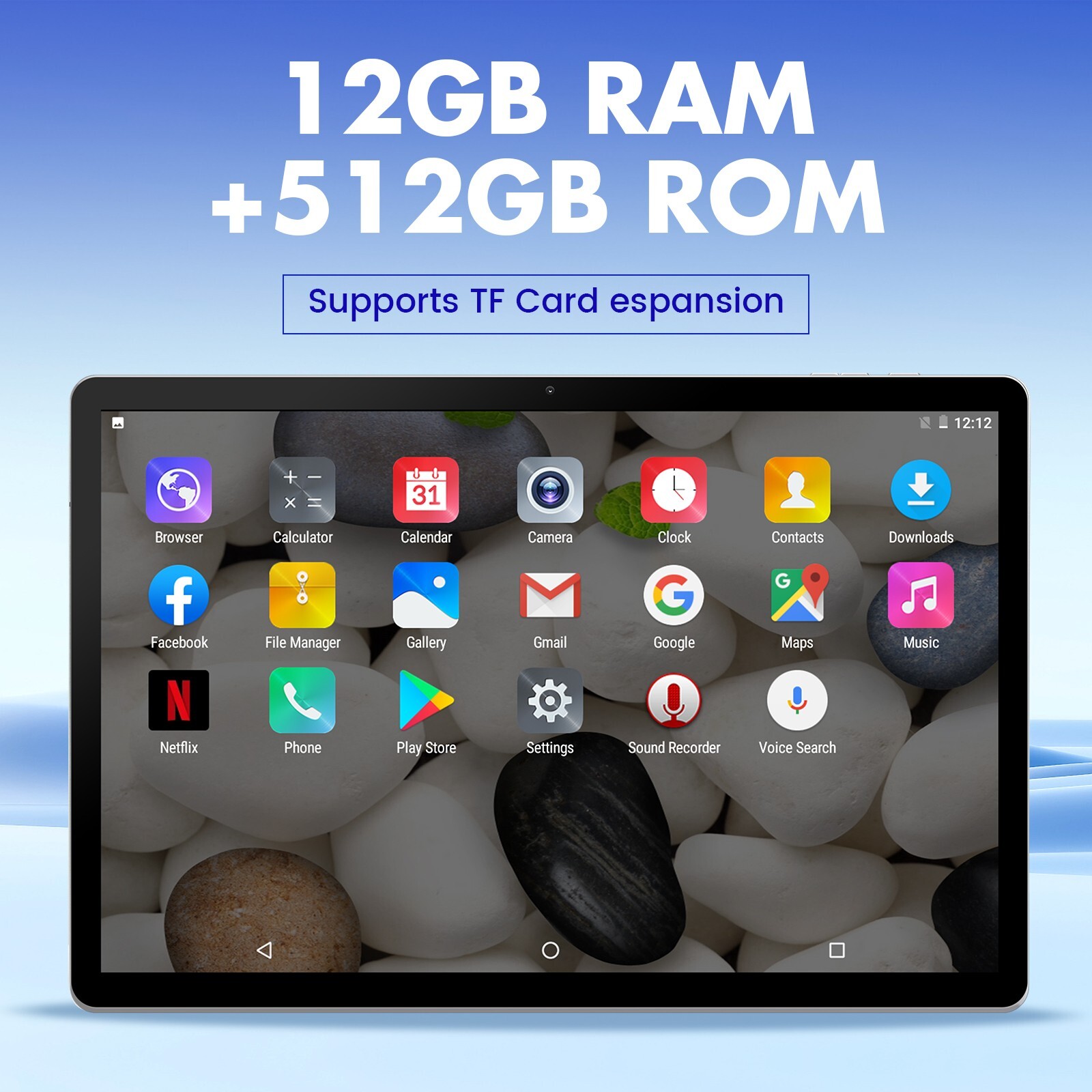 7inch Kids Tablet PC Quad-Core Dual Cameras Android 10 WiFi Bundle Case 64GB
