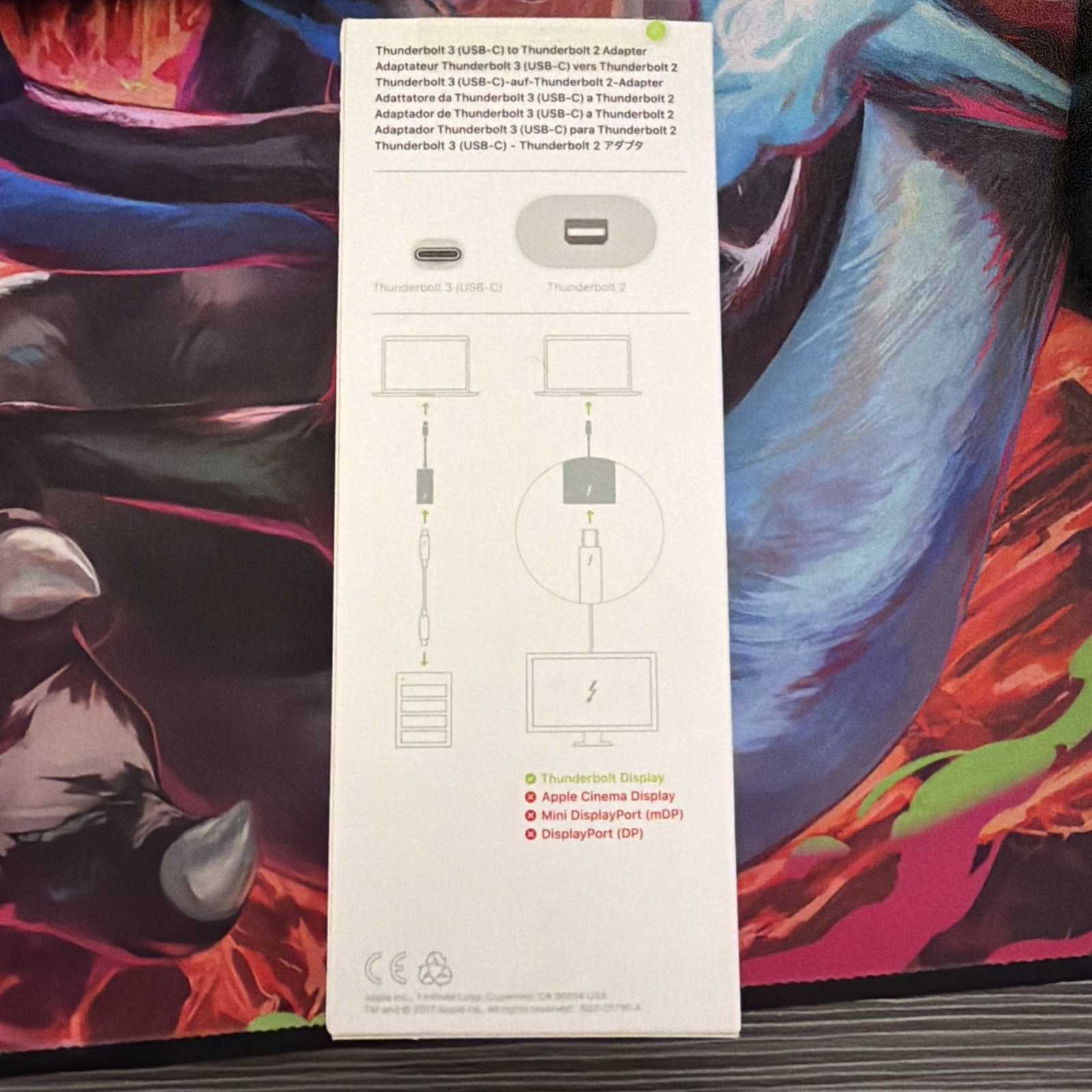 APPLE THUNDERBOLT 3 (USB-C) TO THUNDERBOLT 2 ADAPTER MMEL2AM/A – WHITE