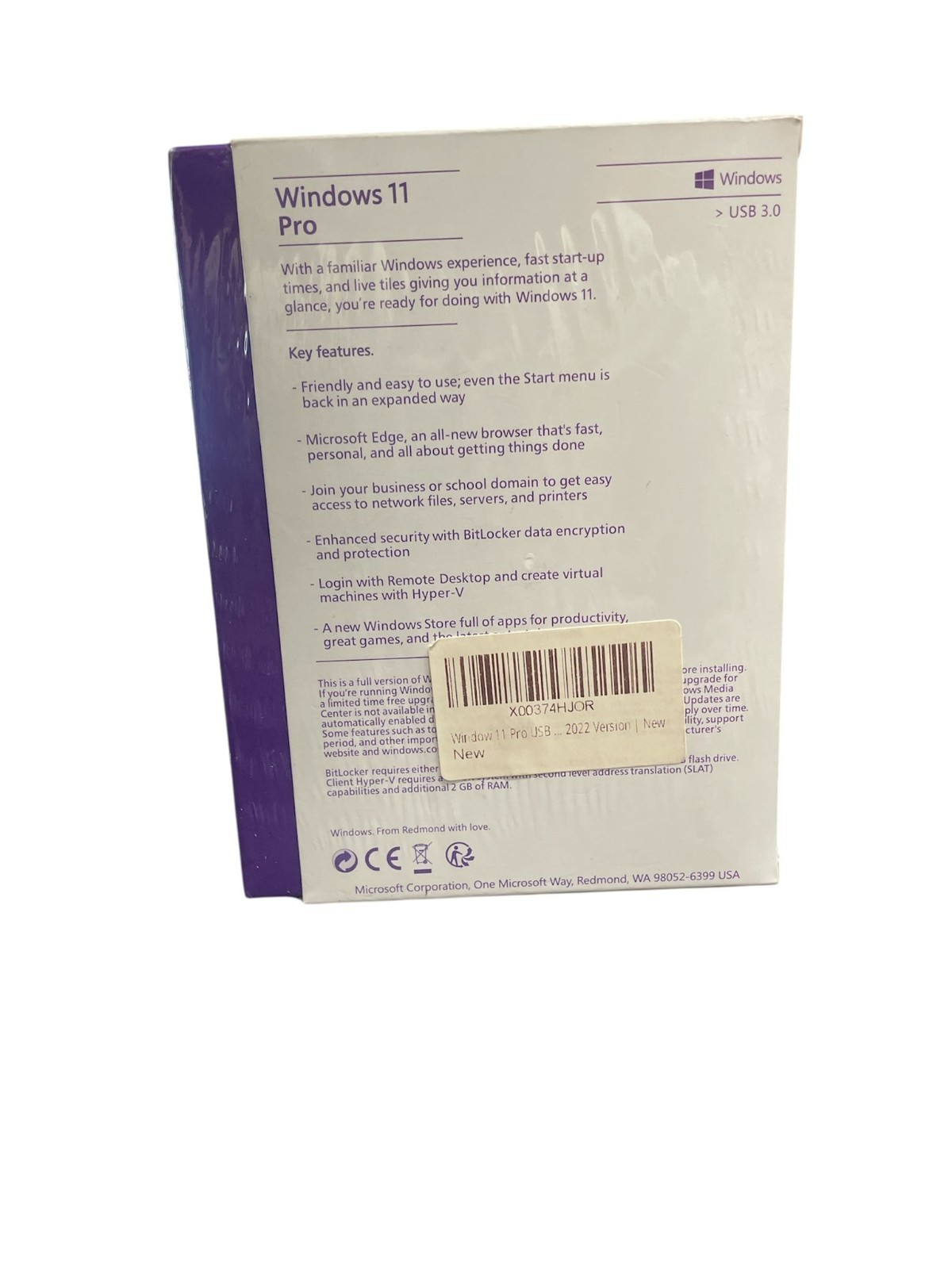 Microsoft Windows 11 Pro 32/64-bit Flash Drive – HAV-00072