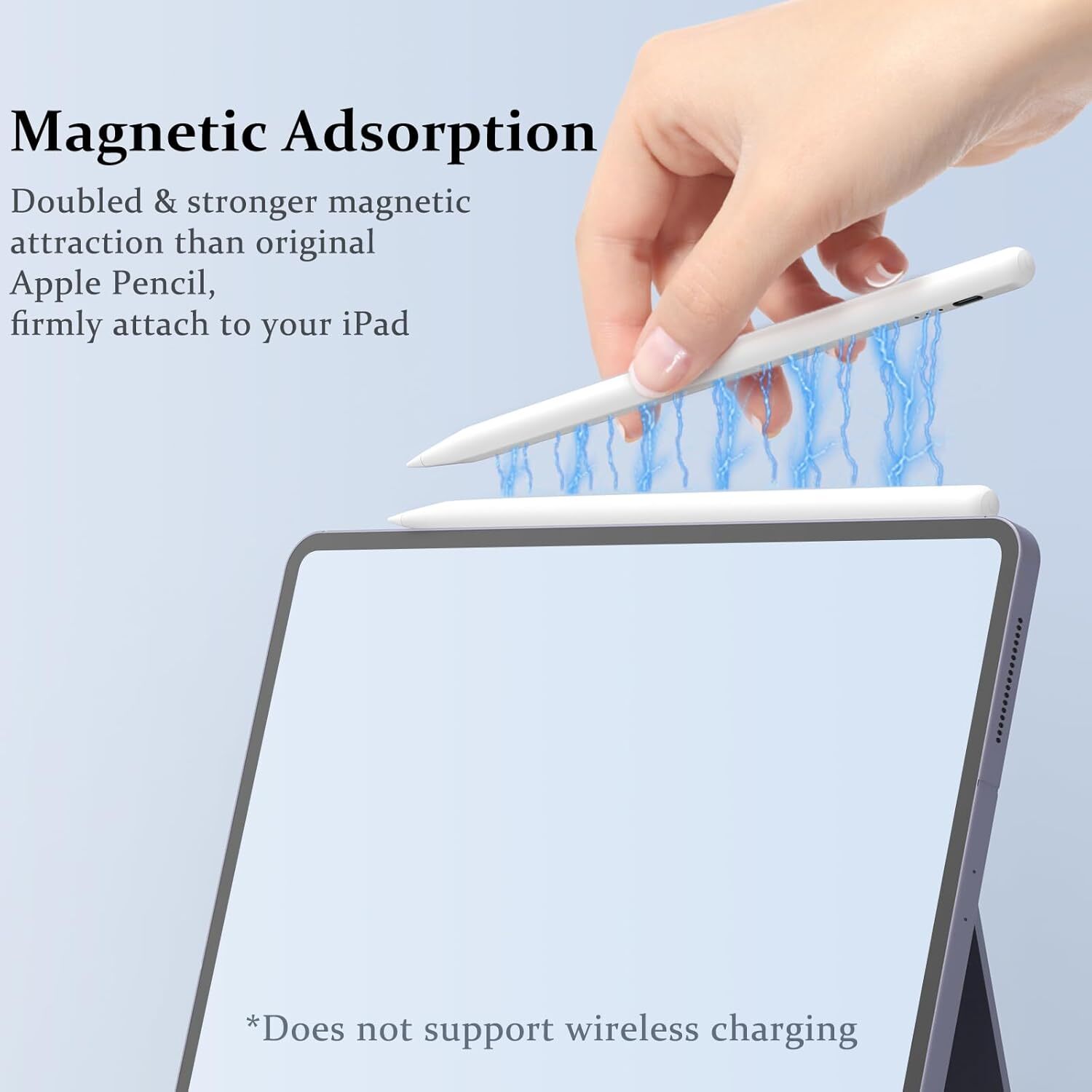Stylus Pen for iPad 2018-2025, Pencil for iPad 11th A16/10/9/8/7/6 Gen, Air/pro