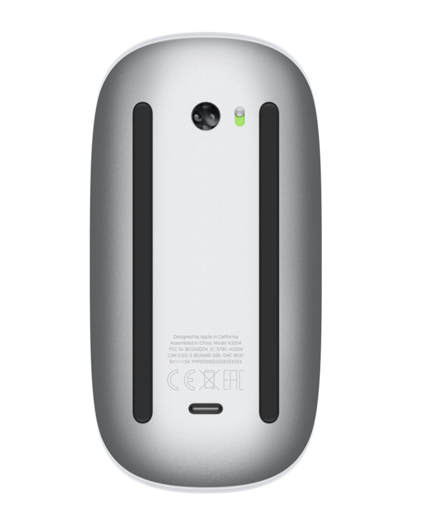 Apple Magic Mouse Wireless USB-C Multi-Touch Surface In White MXK53AM/A (A3204)