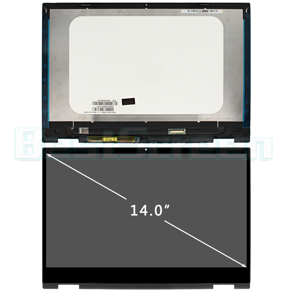 NV140FHM-N4K Touch Screen LCD 1920×1080 eDP For HP Pavilion X360 14-DW series