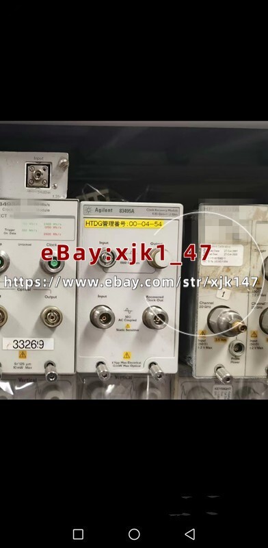 1 pc only working Agilent 83495A with 90 day warranty dhl or fedex