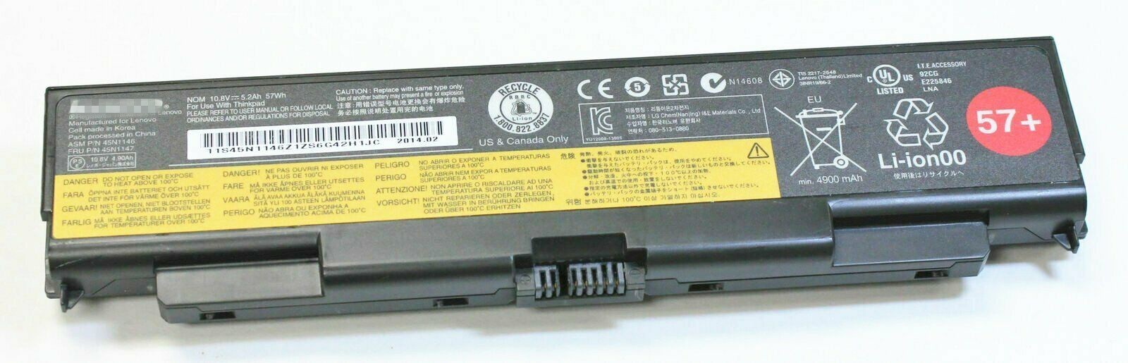 NEW Genuine T440P T540P Battery for ThinkPad L440 L540 W540 0C52863 0C52864 57+