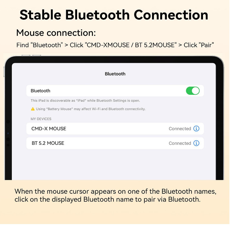 Foldable Keyboard and Mouse, USB-C Rechargeable Folding Wireless Bluetooth Keybo