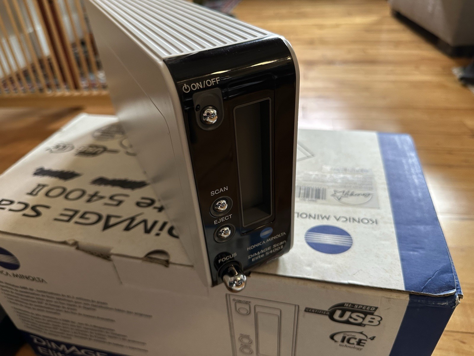 Mint, Box Set Minolta DiMAGE Scan Elite 5400 II (2) Film Scanner AF-5400-Tested