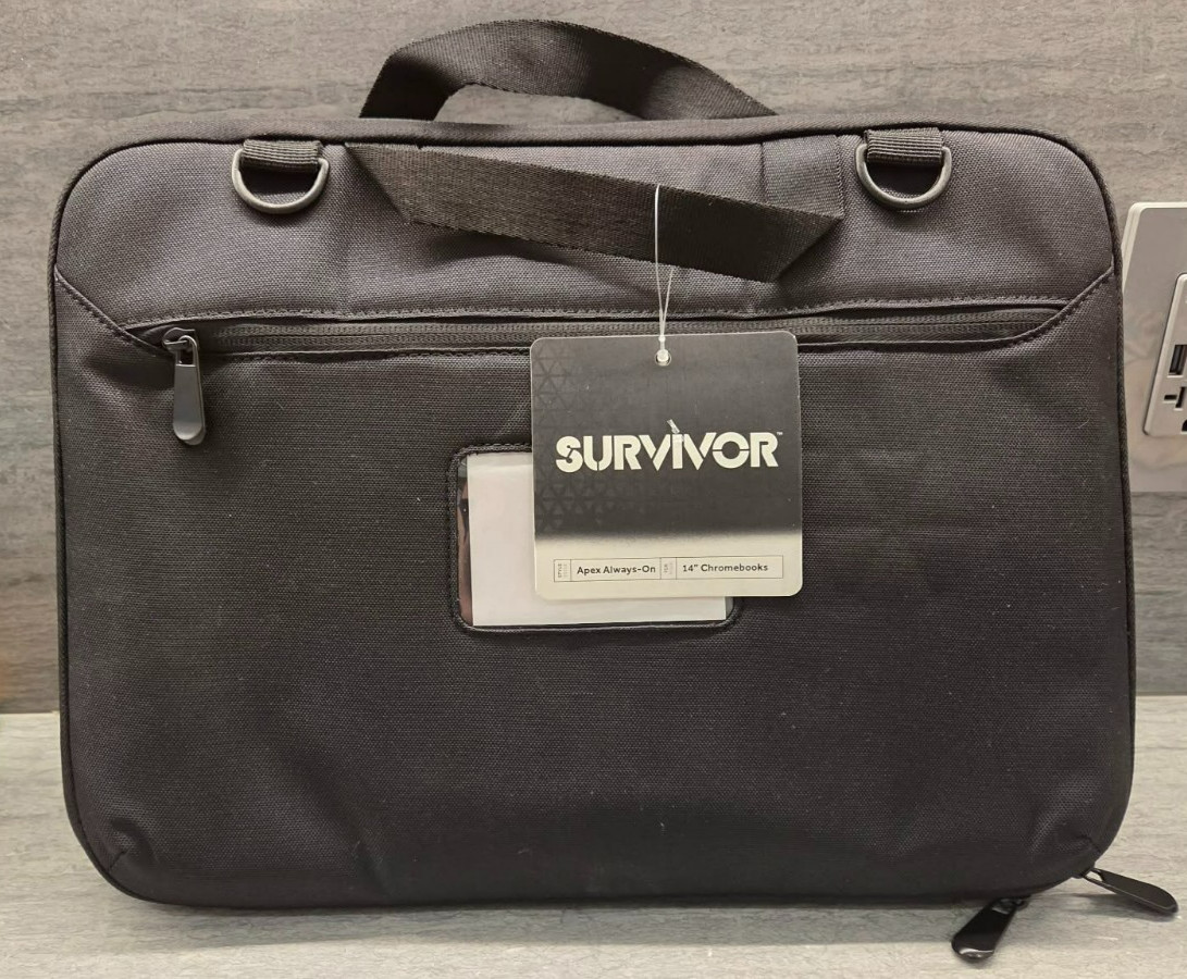 GRIFFIN SURVIVOR APEX 14″ CHROMEBOOK LAPTOP CASE ALWAYS-ON – BLACK – NEW