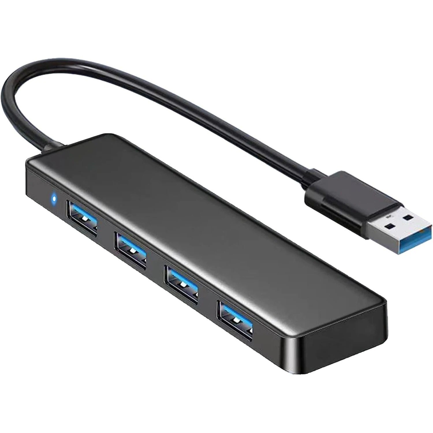 4 Port USB 3.0 Hub Splitter Multi Adapter 5Gbps High Speed PC Desktop Laptop LOT