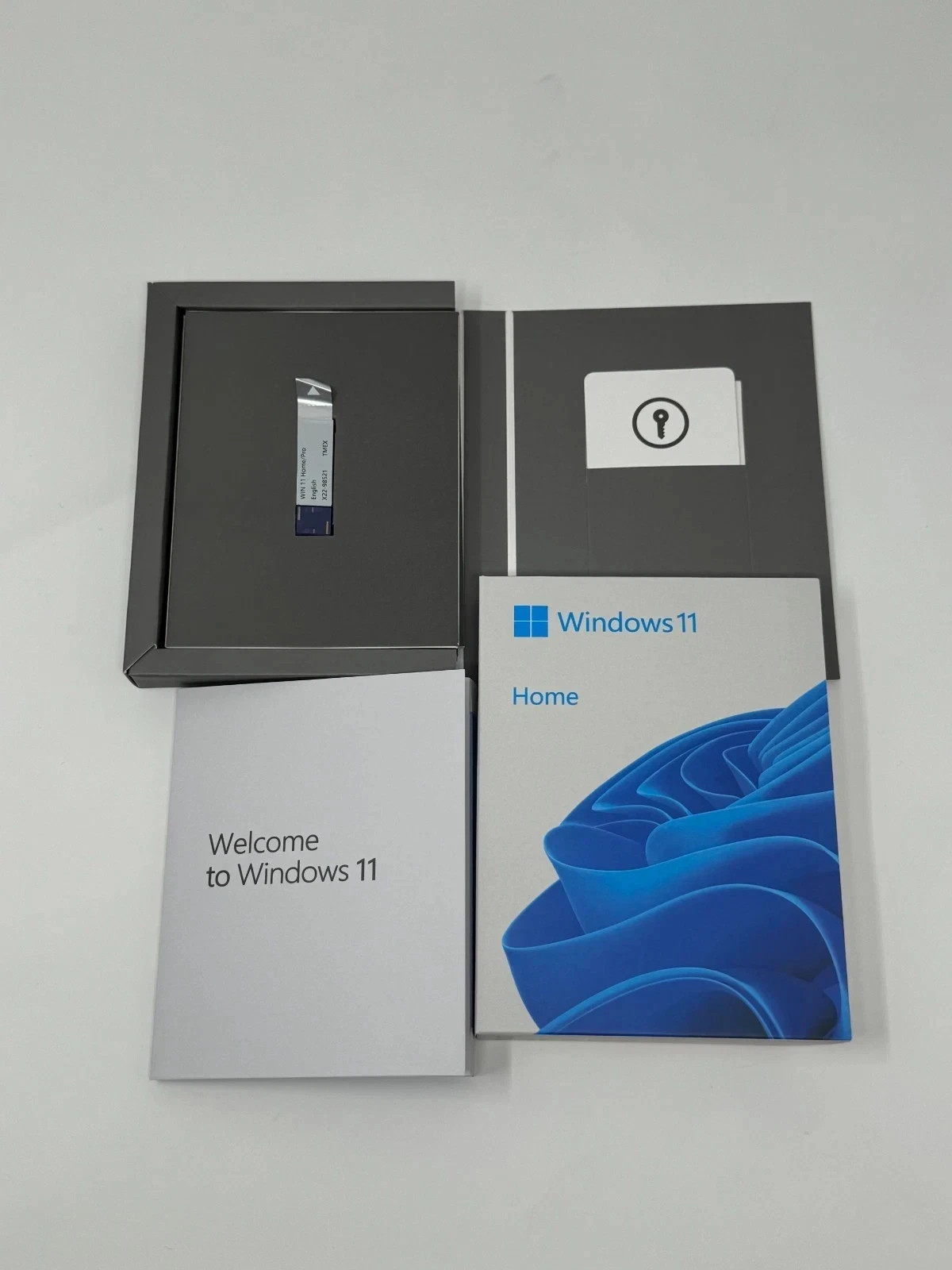 Microsoft Windows 11 Home 64-Bit USB Flash Drive + Key Retail Box – Original