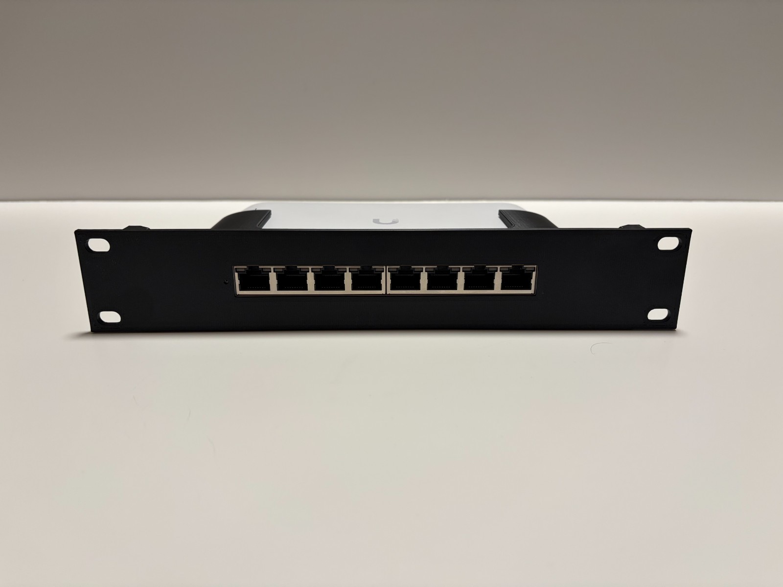 10” Rack Mount for Ubiquiti UniFi USW Lite 8 PoE | PETG | Black or White