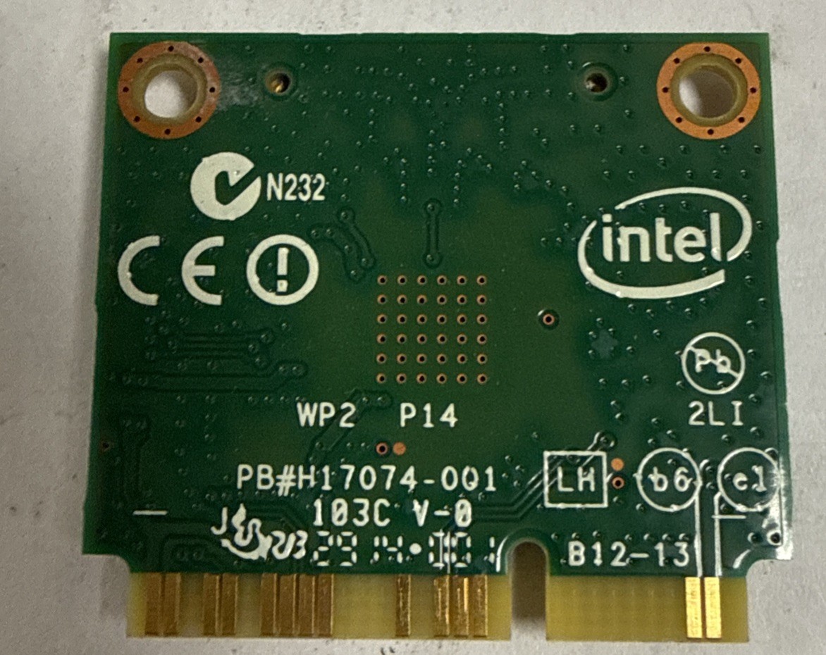 Lot of 20, Intel Dual Band Wireless 7260 (7260HMW NB) Wireless Card