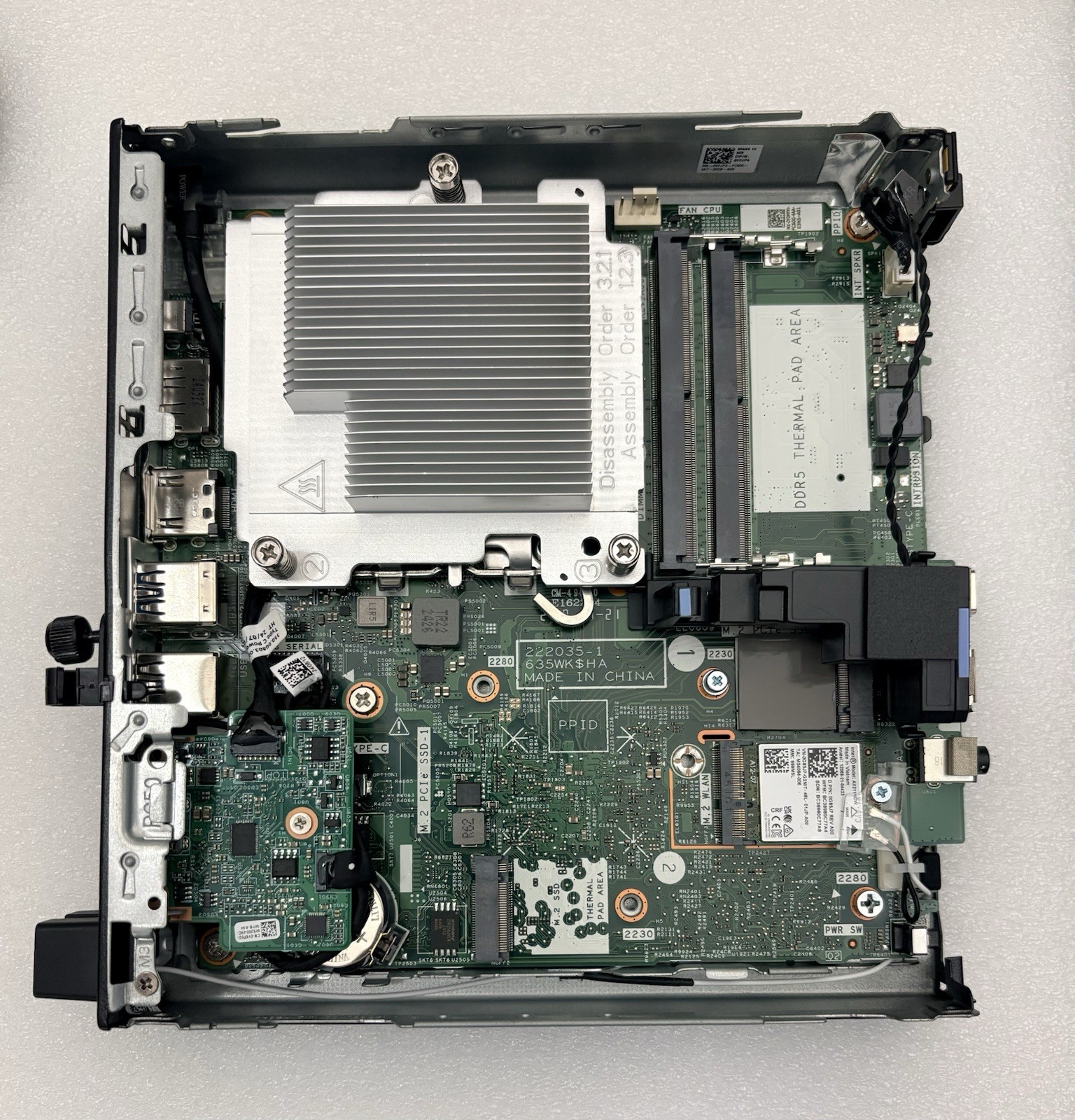 DELL OPTIPLEX 7020 MICRO PC BAREBONE (NO RAM, CPU, SSD)