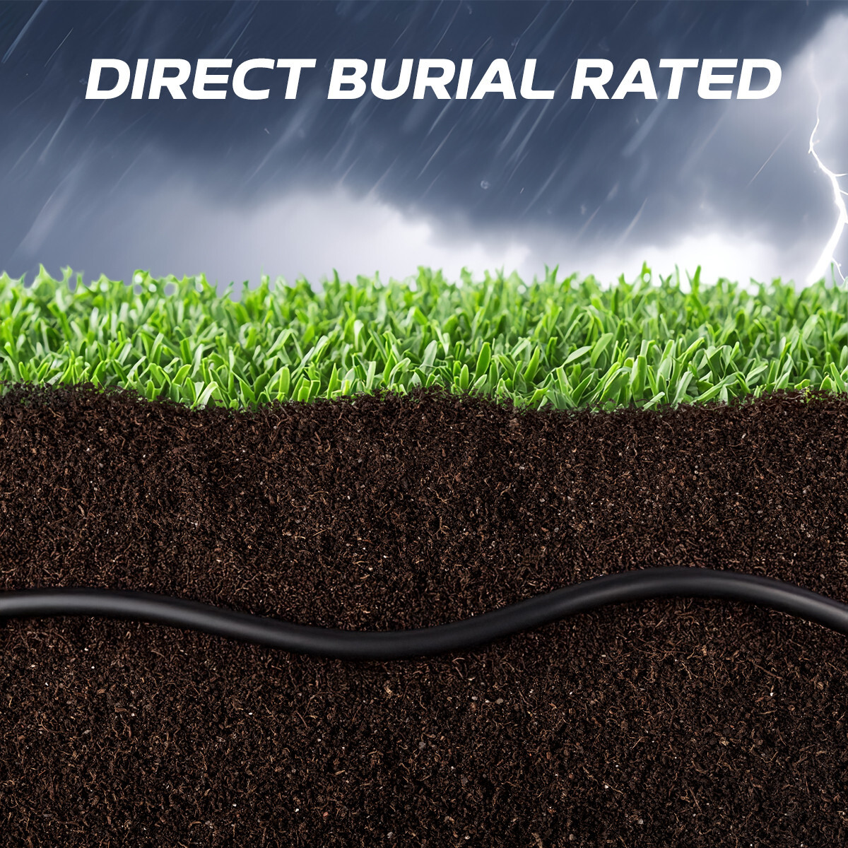 Cat5e 1000FT Outdoor Shielded FTP Ethernet Cable – UV Resistant, Direct Burial