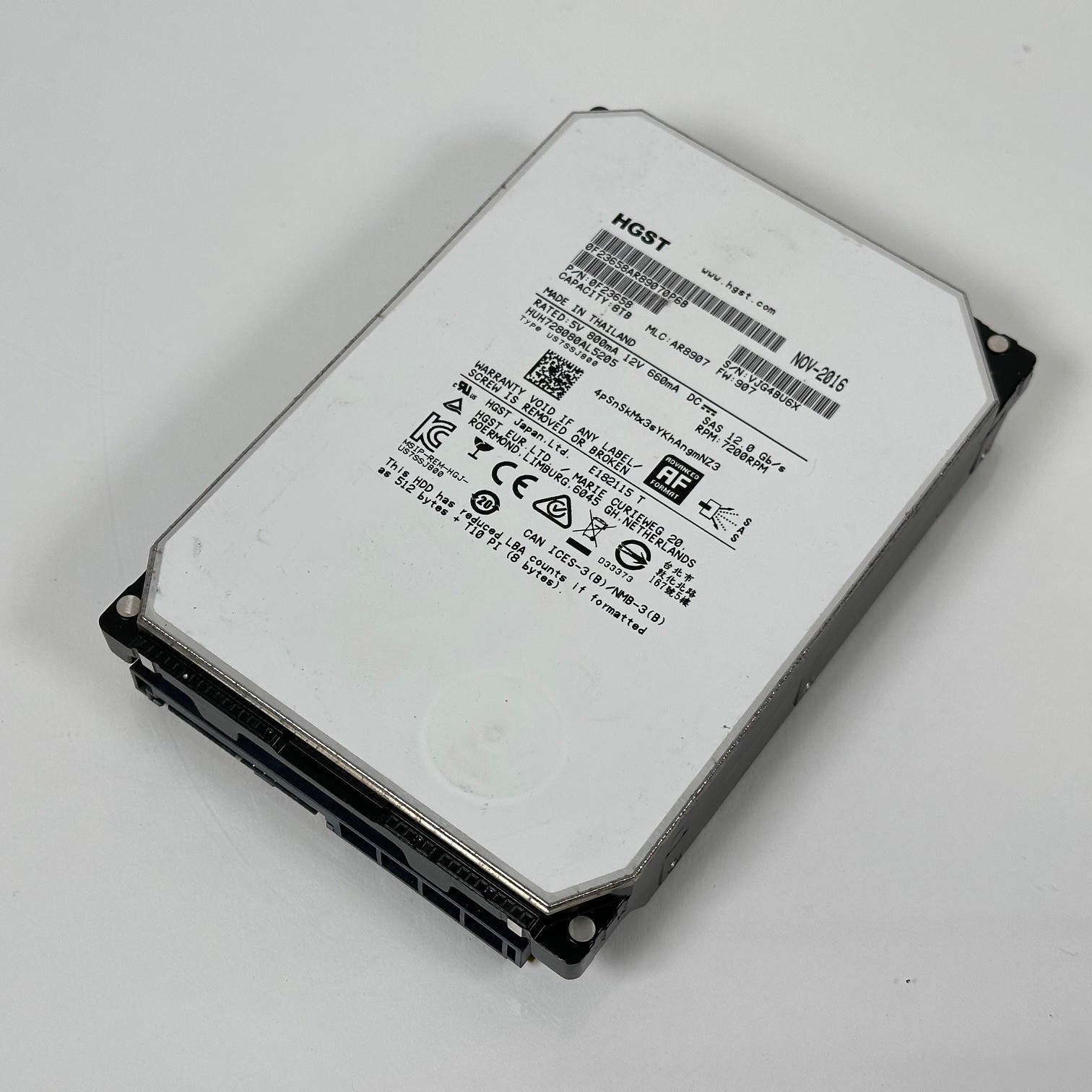 HGST 0F23658 8TB 3.5″ Internal Hard Drive HUH728080AL5205 HARD DRIVE