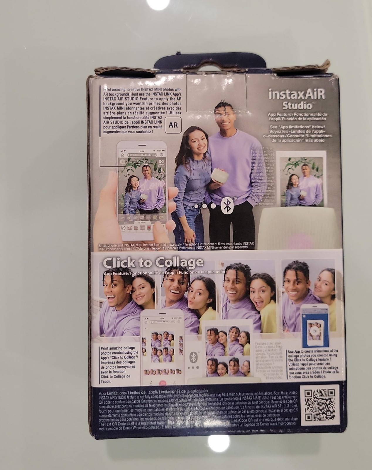 FUJIFILM Instax Mini Link 3 Smartphone Printer – Sage Green the wire is missing!