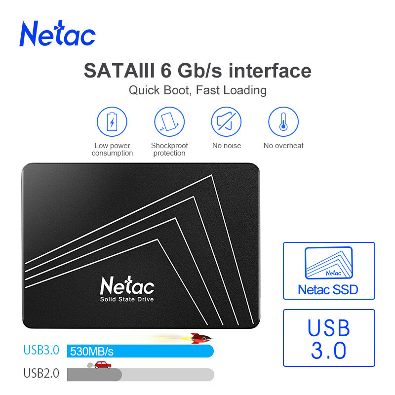 2.5” SSD SATA 3.0 PC Internal Solid State Drive High Speed Hard Drives