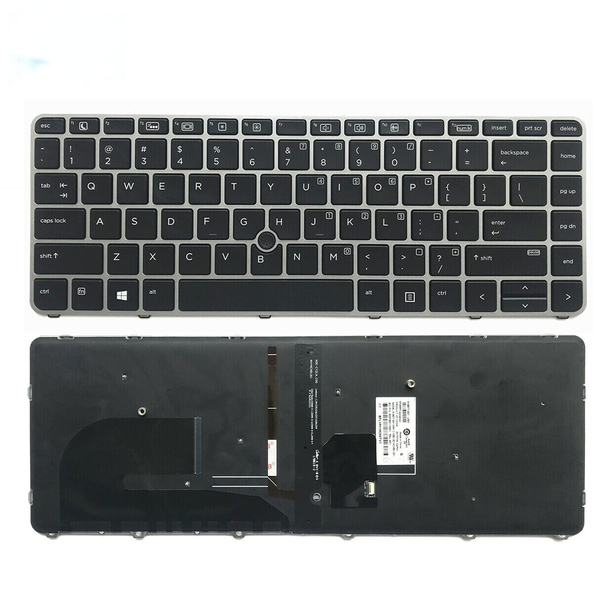 New US Keyboard Backlit Fit For HP EliteBook 840 G3 840 G4 745 G3 G4 836308-001