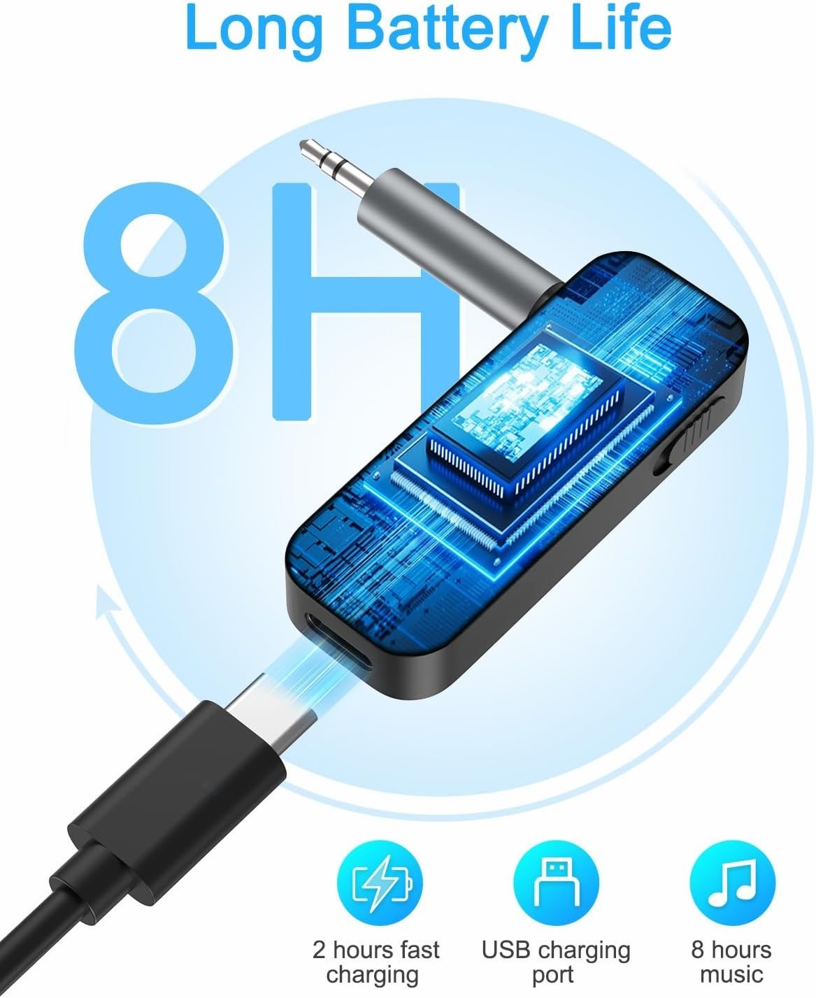 Portable Bluetooth Receiver-Transmitter for Seamless Audio Streaming on the Go