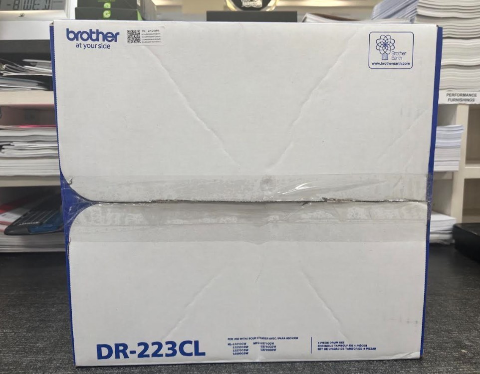GENUINE BROTHER DR223CL 4 Piece Drum Unit HL-L3210CW/L3230CDW/3270cdw/3290cdw