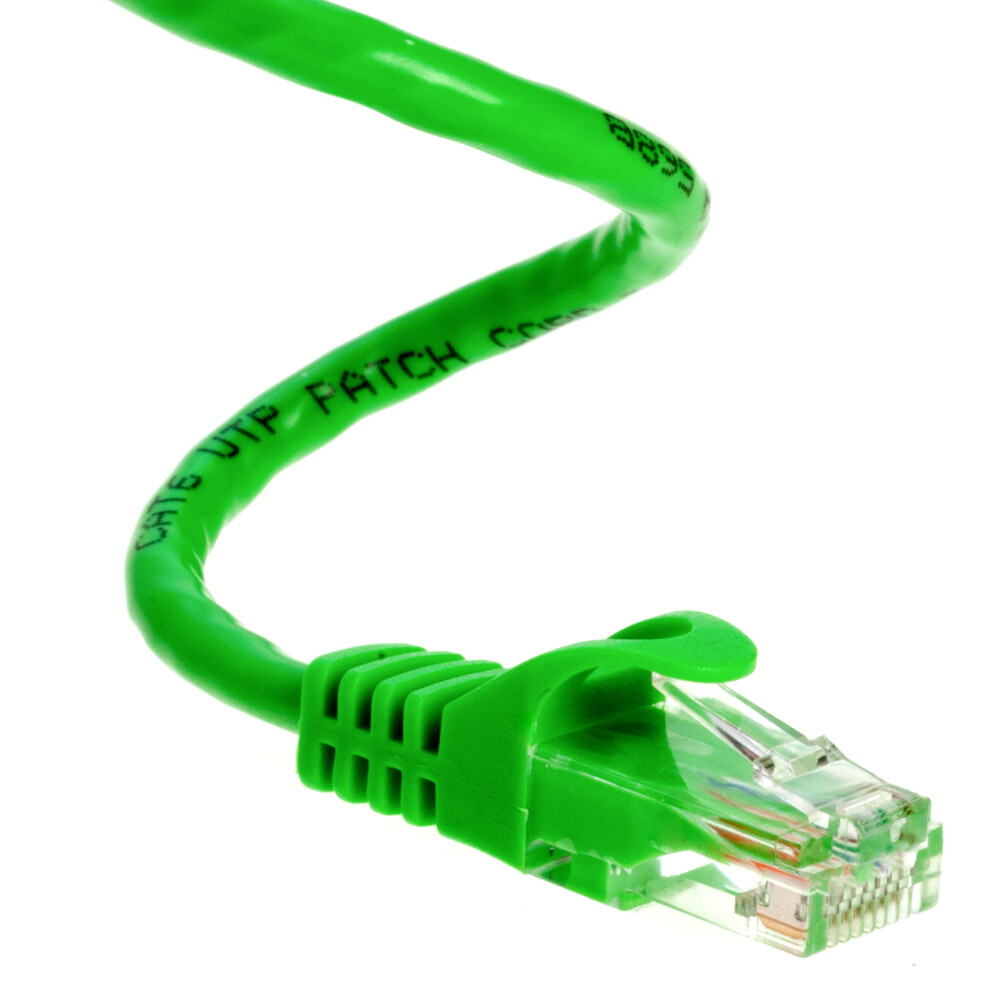 CAT6 GREEN Ethernet Cable CAT 6 Lan Network RJ-45 Internet Router Patch Cord LOT