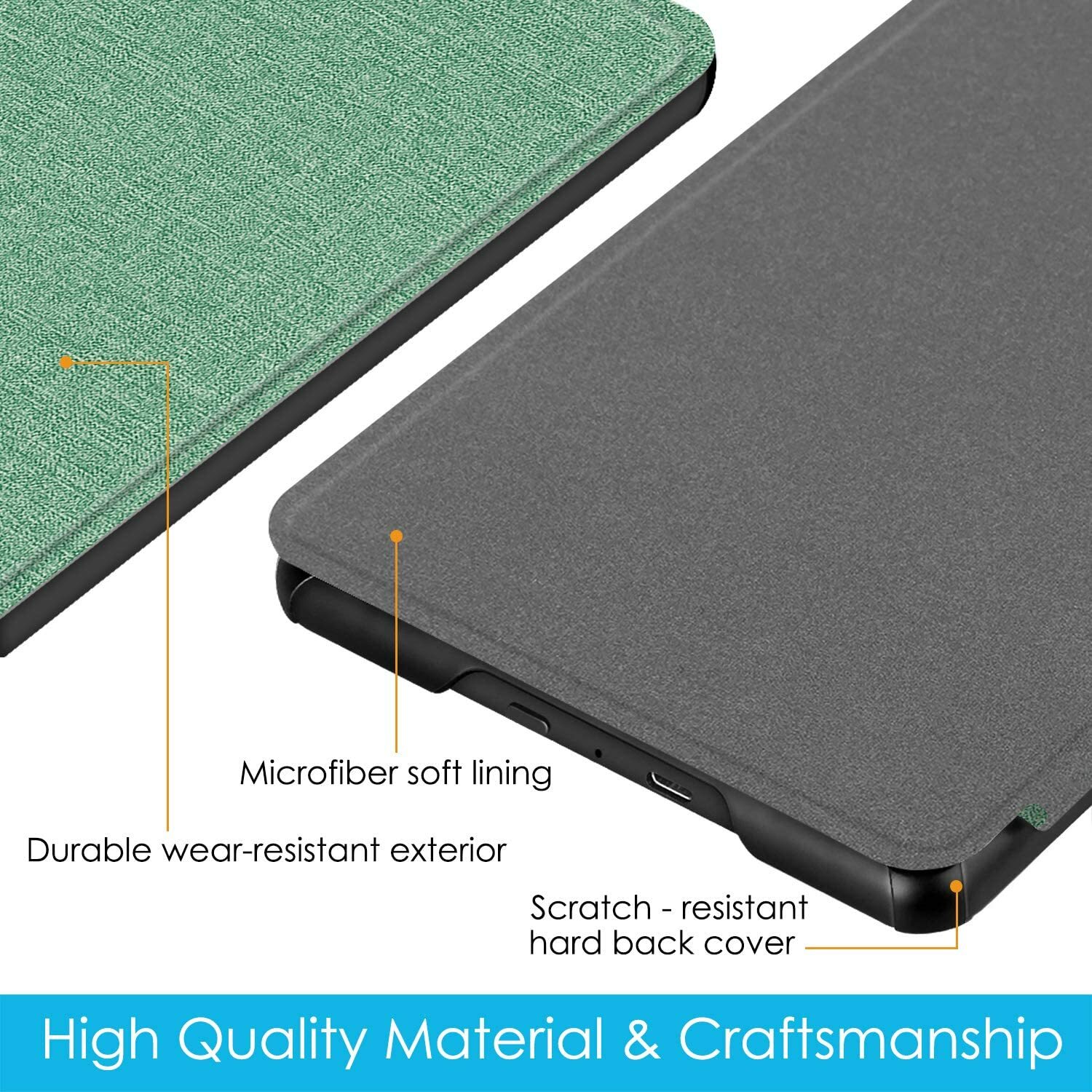 For New Amazon Kindle Paperwhite 10th Gen 2018 Folio Case Cover Auto Sleep/Wake