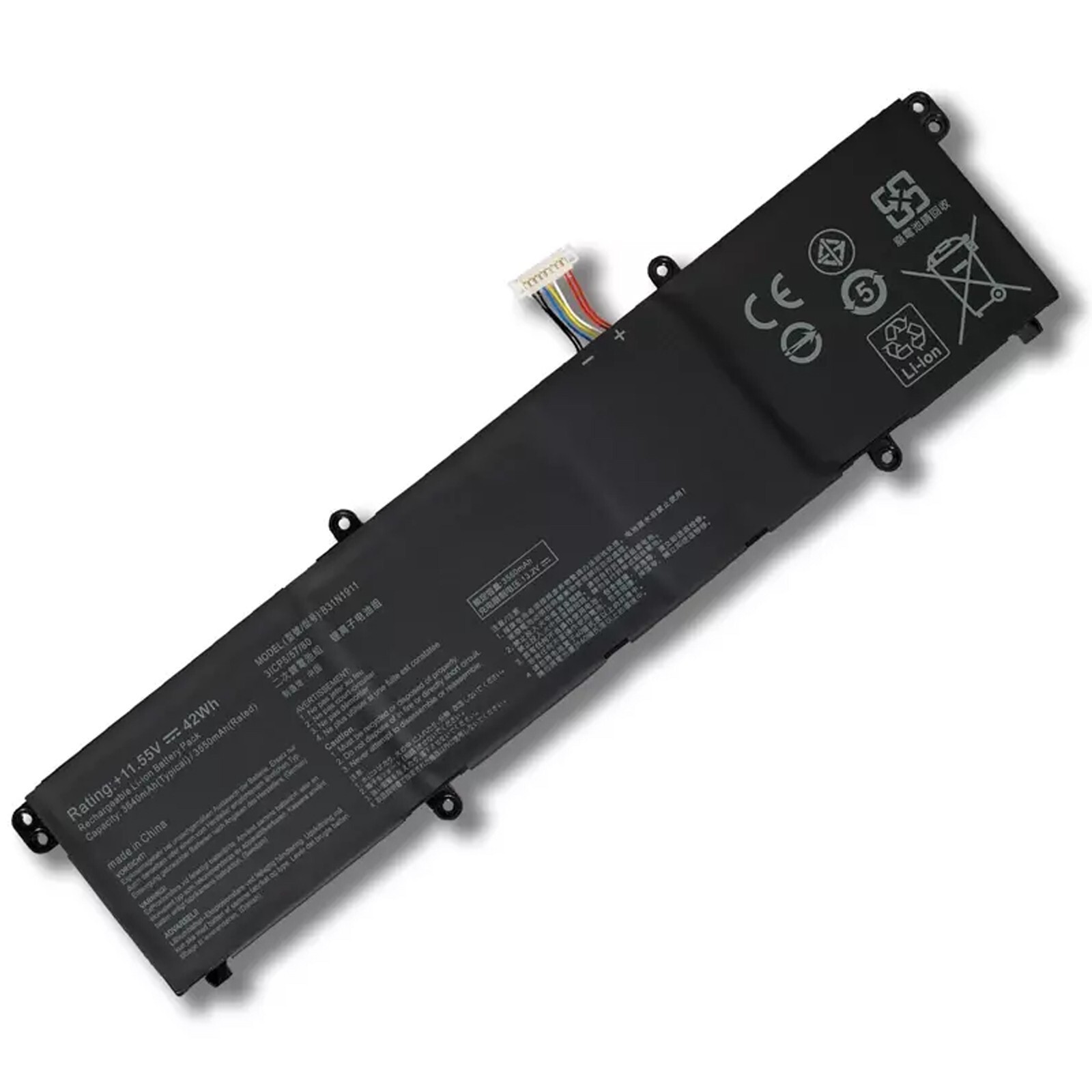New Battery B31N1911 for Asus Vivobook F1502Z F1502ZA Laptop Battery 11.55V 42Wh