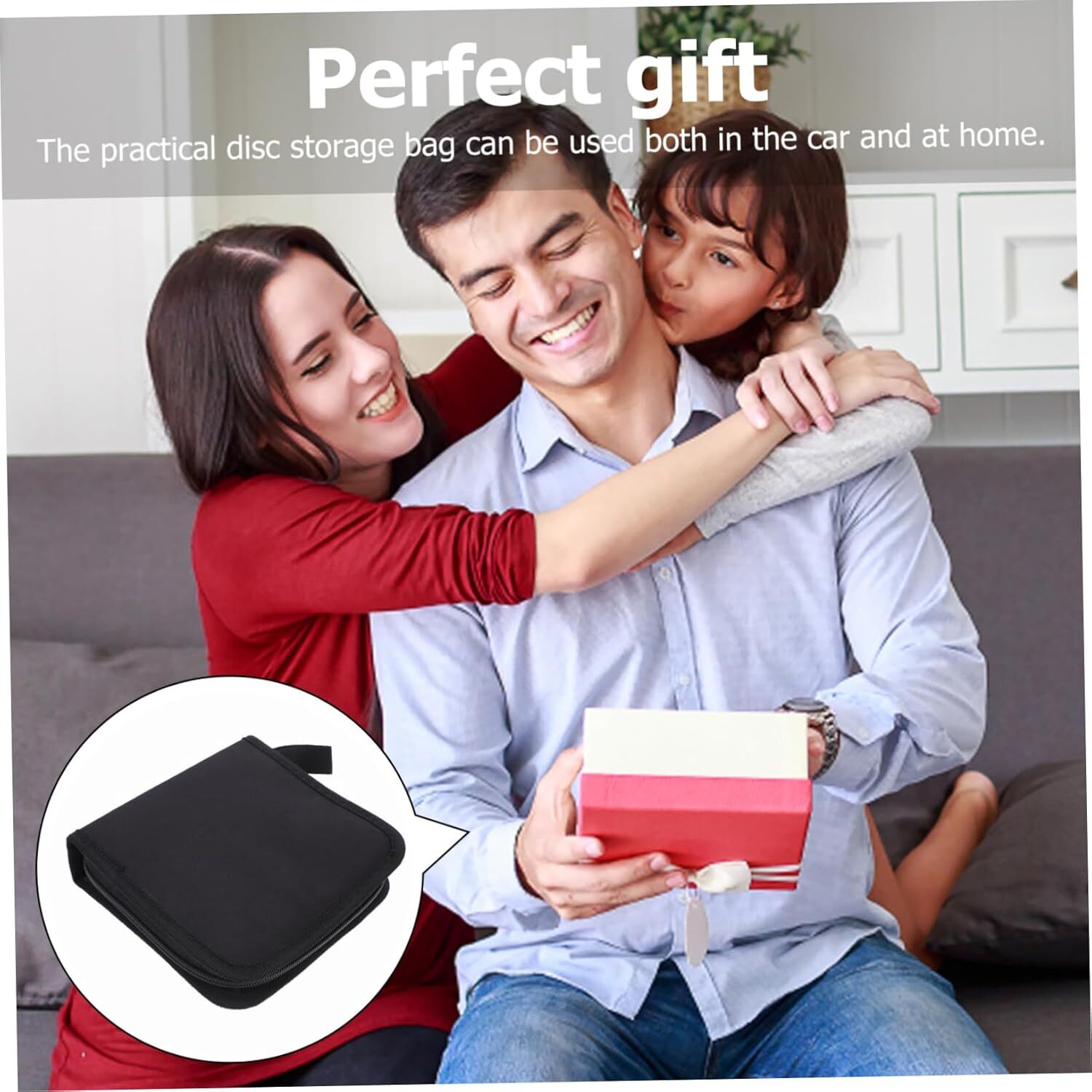 CD Case 40 Capacity CD/DVD Case Holders Wallet Nonwoven Fabric DVD Disc Storage