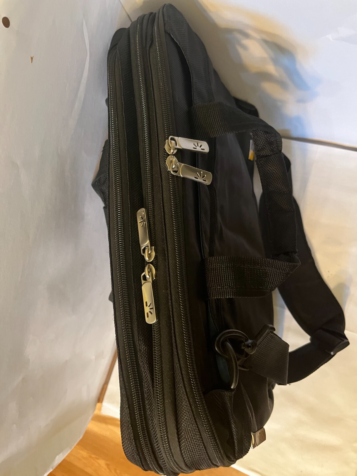 Case Logic 17″ Black Portable Case Top Load Laptop Storage Bag Shoulder Strap