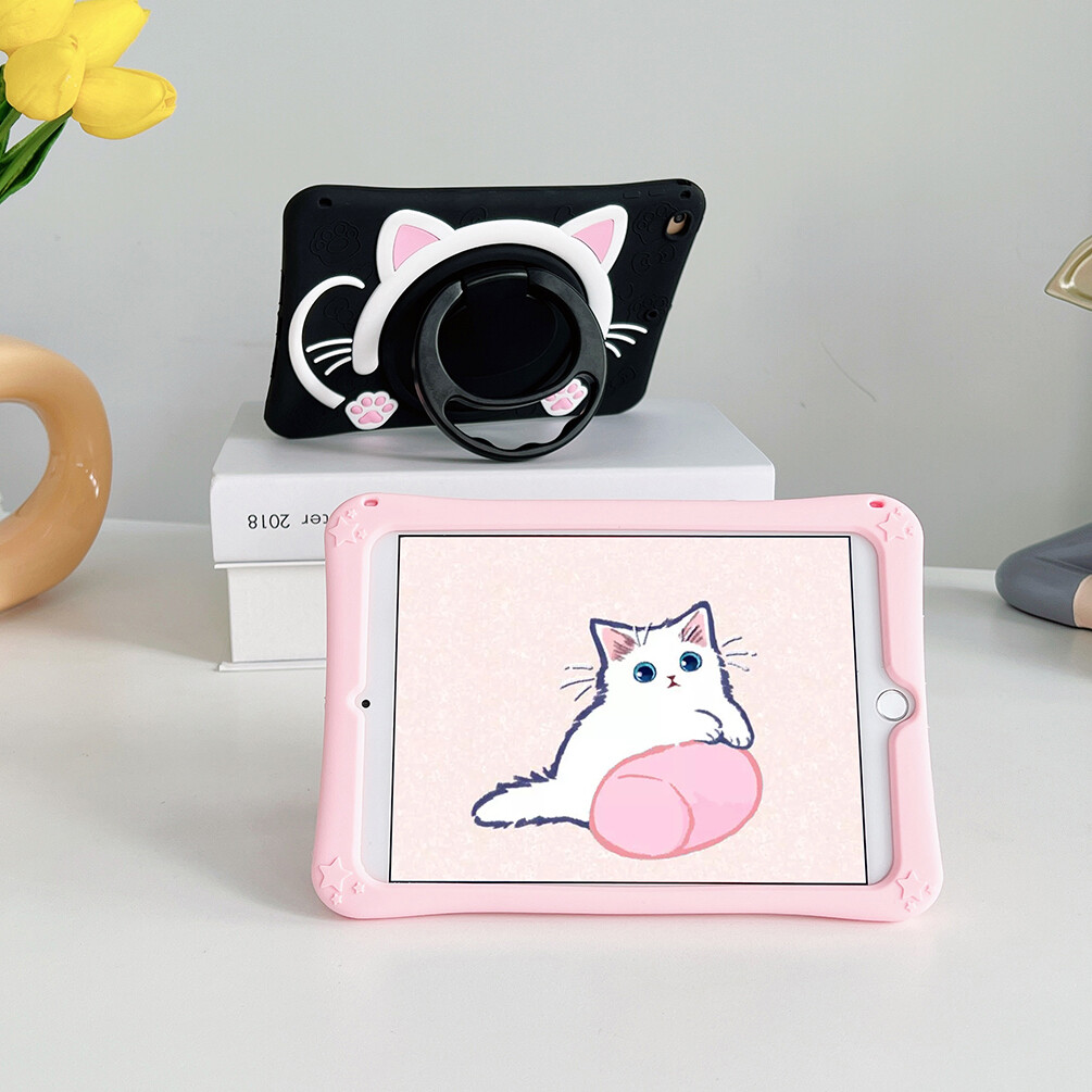 For iPad 5th 6th Generation 9.7″ iPad 10th Gen 10.9″ Kids Rotating Stand Case