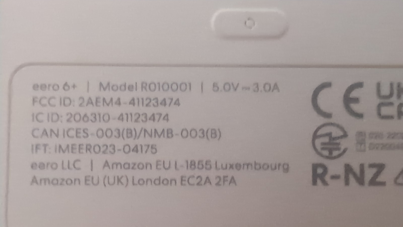 eero 6+ Dual Band AX3000 Wi-Fi 6 Router Mesh System – White (3-Pack)