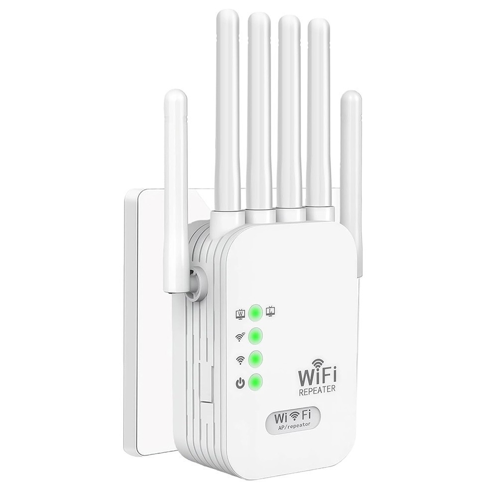 1200Mbps Dual Band WiFi Repeater Wireless Range Extender Signal Booster US Plug