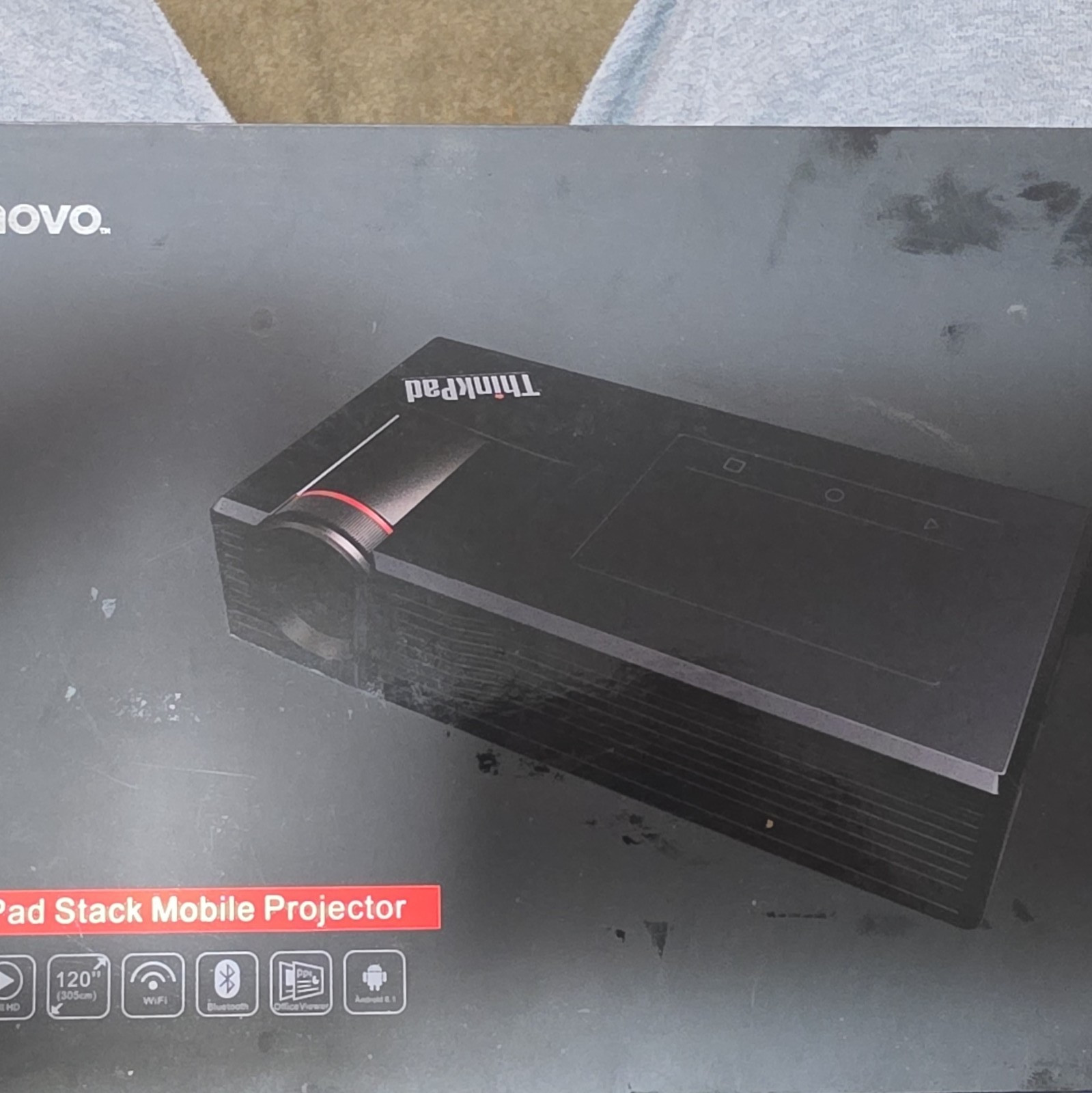 Lenovo ThinkPad Stack Mobile Projector 40AB0065US Black DLP 1280×800 HDMI