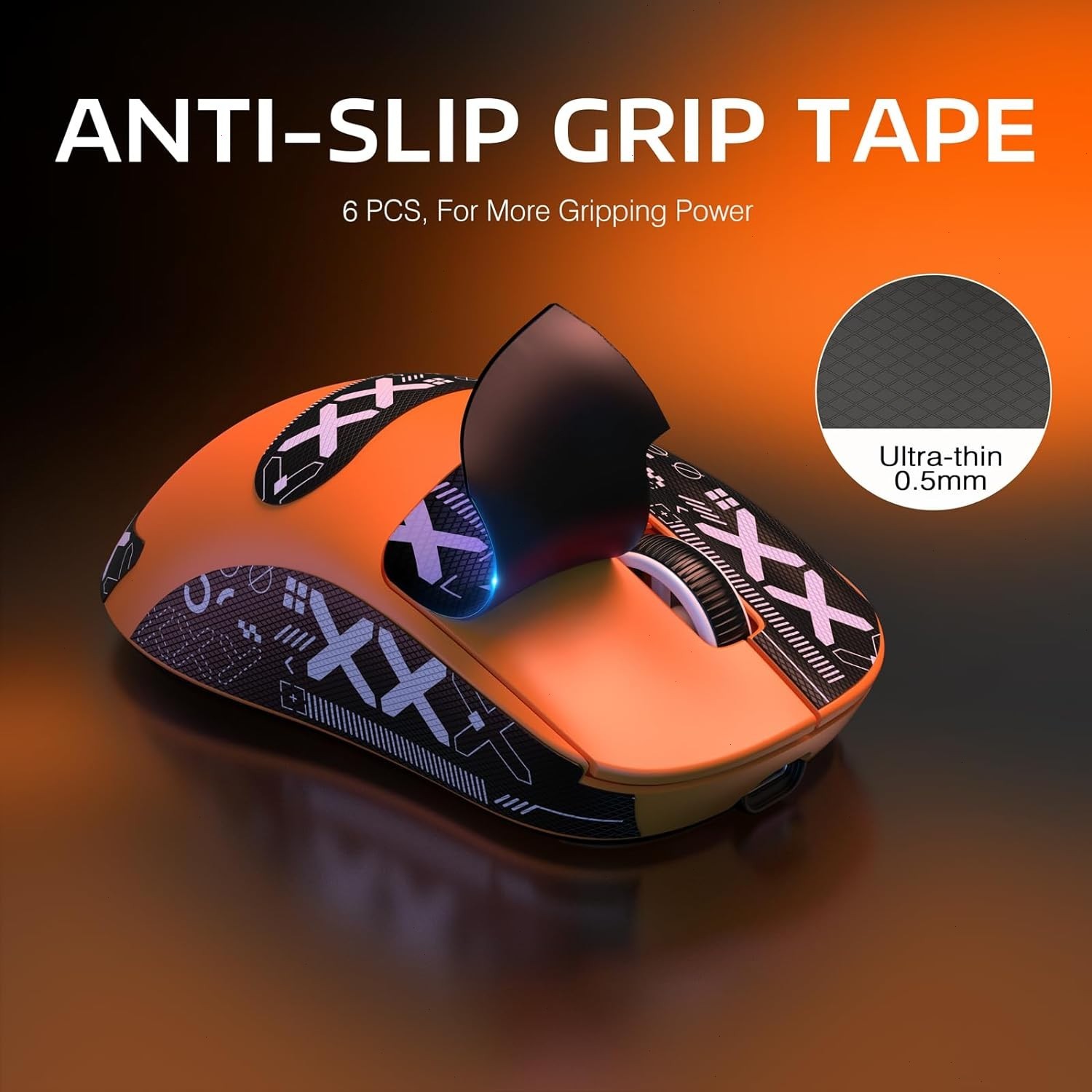 ATTACK SHARK X3 Wireless Gaming Mouse, BT/2.4G/USB-C Ergonomic Computer Mouse