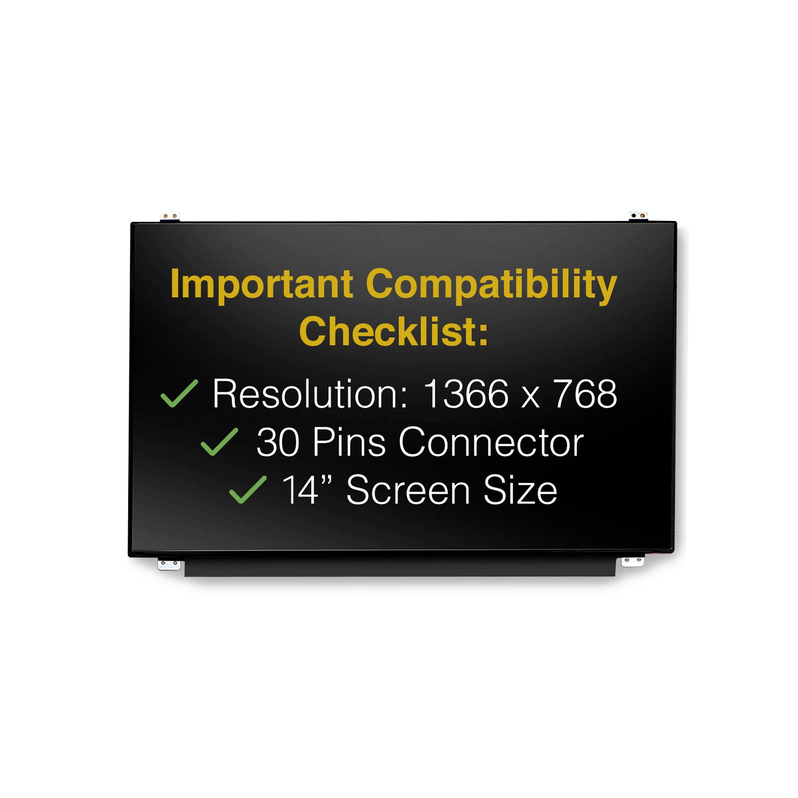 Screen Replacement for Lenovo Ideapad 100S-14IBR HD 1366×768 matte LCD LED