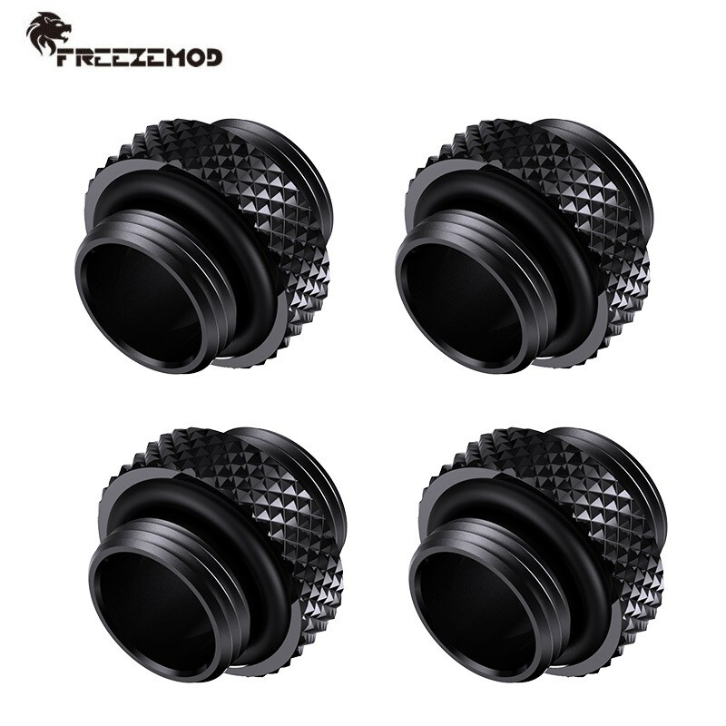4 Pcs of FreezeMod 5mm G1/4″ Thread Male to Male Mini Adapter Extender Fitting