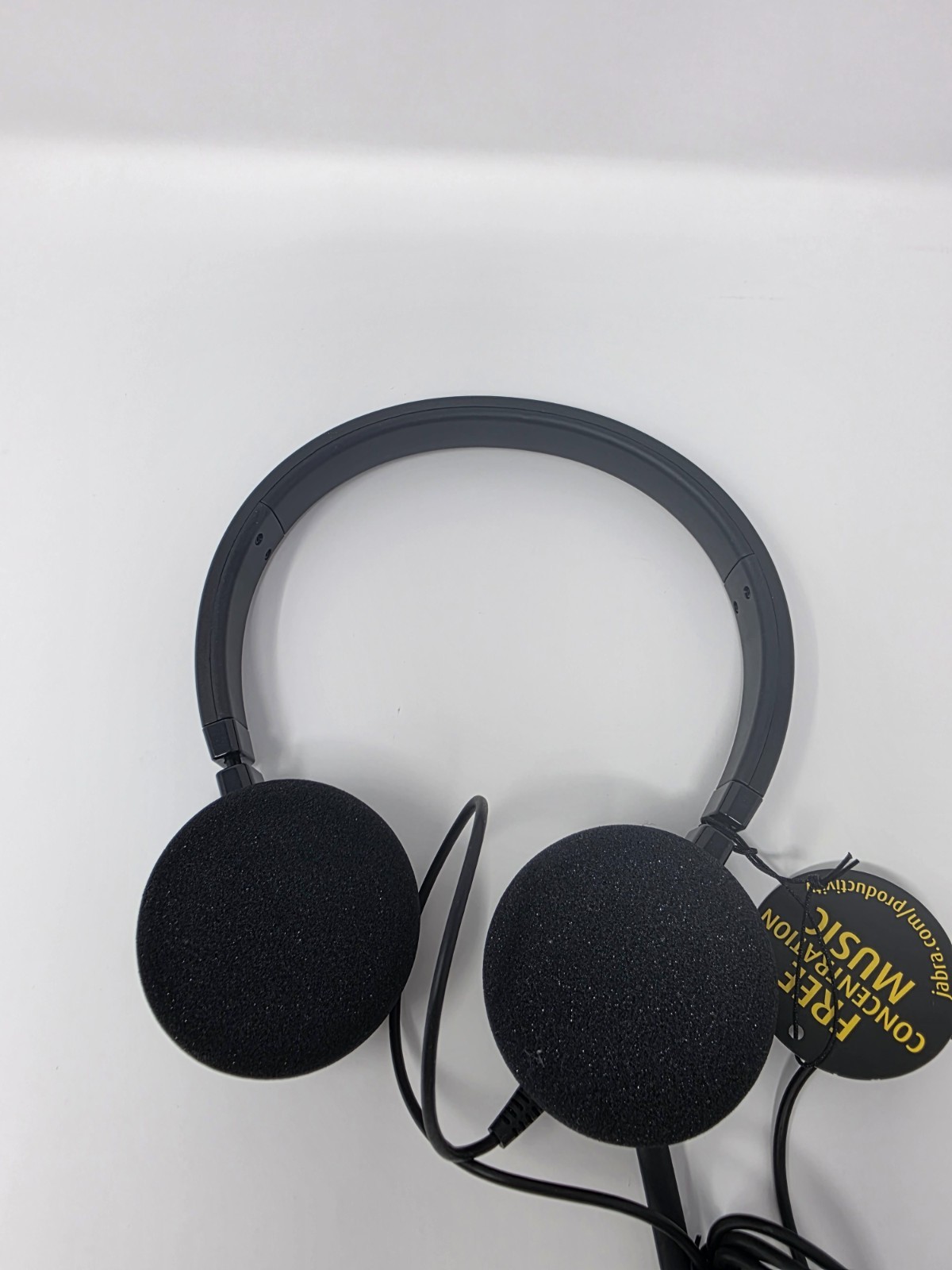 Jabra Evolve 20 Wired On-Ear Headset Black USB-A Skype for Business HSC016