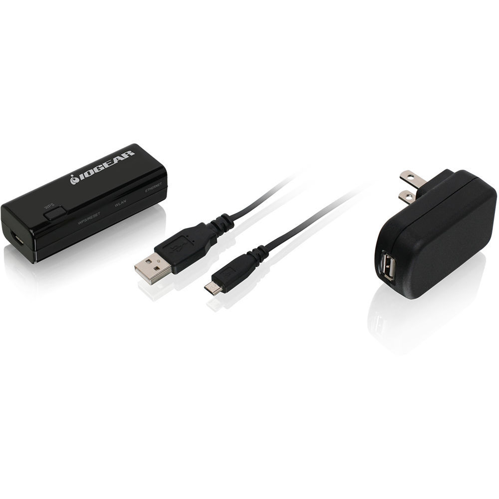 IOGEAR Universal RJ-45 Ethernet to Wi-Fi Wireless Adapter Dongle with WPS