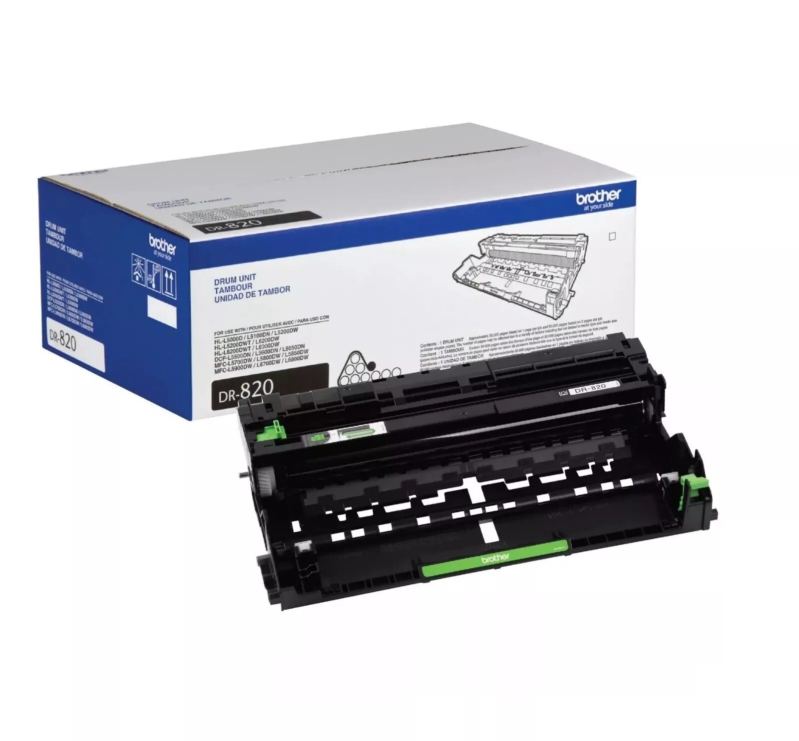 Genuine OEM Brother DR820 Drum Unit Open box