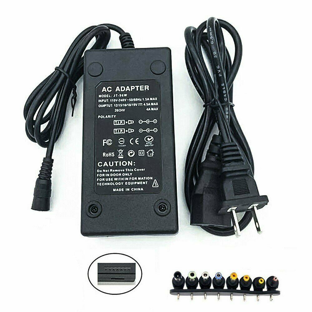 96W Universal Laptop Power Supply Charger Adapter w/ 8/42 Tips Notebook Charger