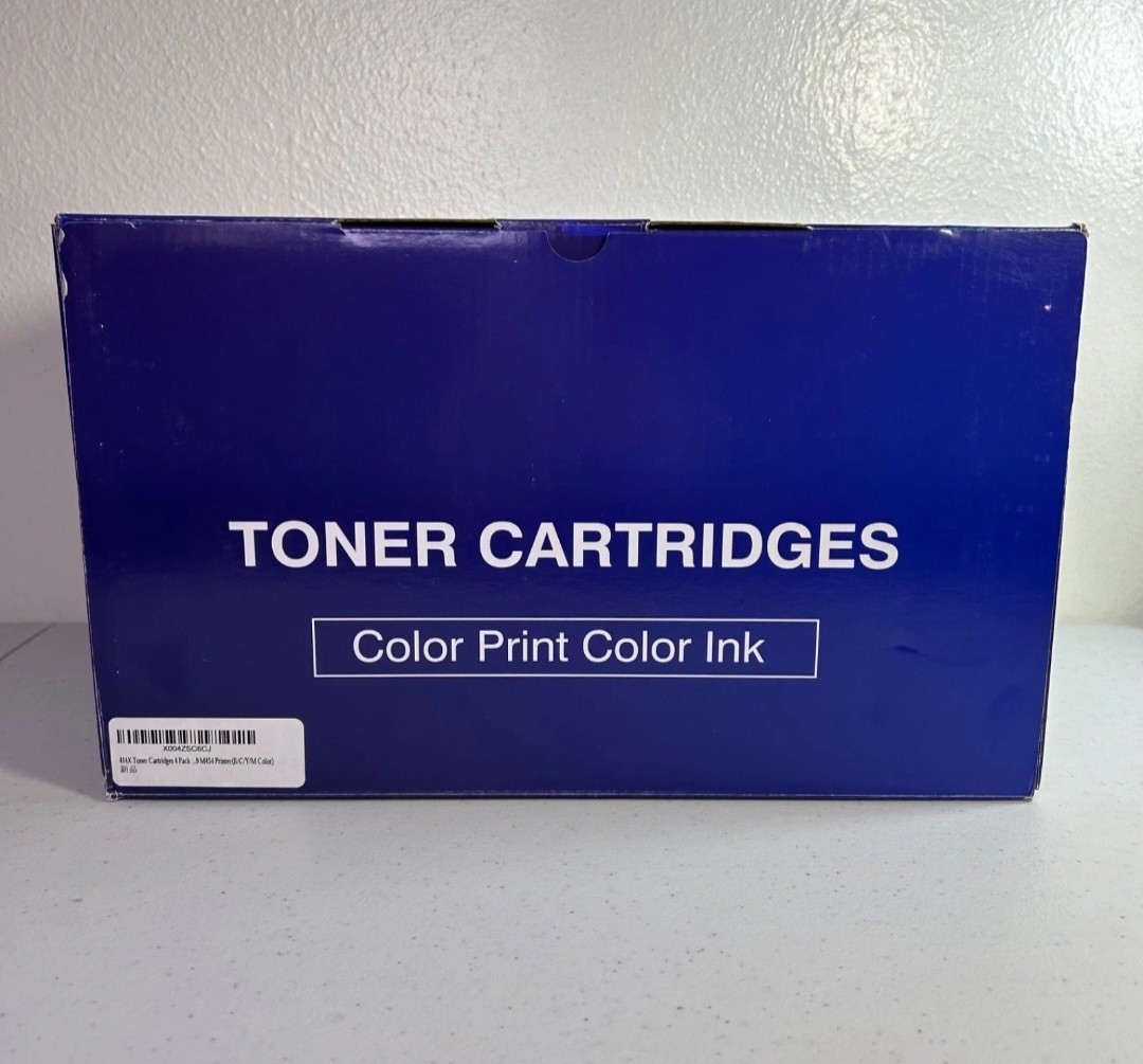 4-Pack 414X Toner With Chip for HP M479fdw M479fdn M454dw M454dn W2020X W2020A