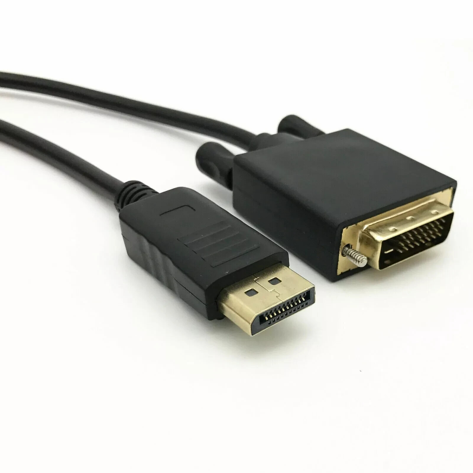 6/10/15 Ft Gold Plated DP DisplayPort to DVI-D Male Dual Link Cable 2k 4k 1080P