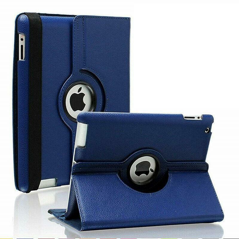 360 Rotating Leather Folio Case Cover Stand For iPad 234 Mini 2 3 4 Air 1 2 Pro