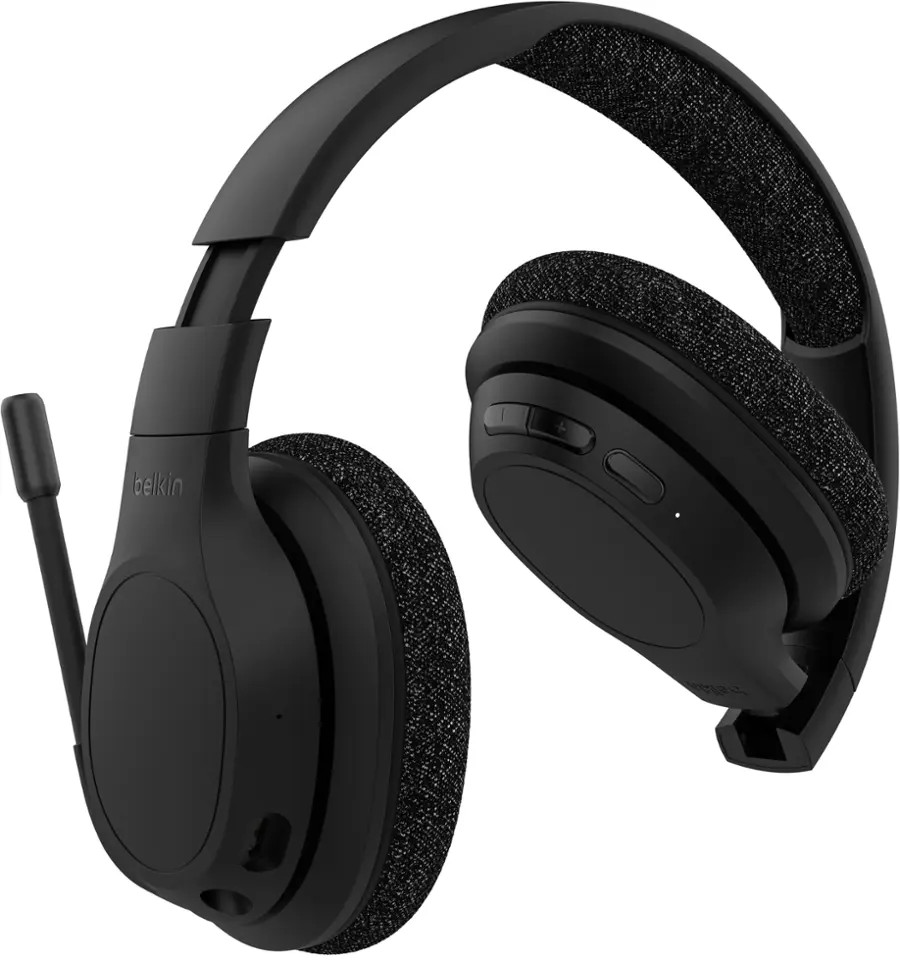 Belkin SoundForm Adapt Wireless USB-C Over-Ear Foldable Headset – Black