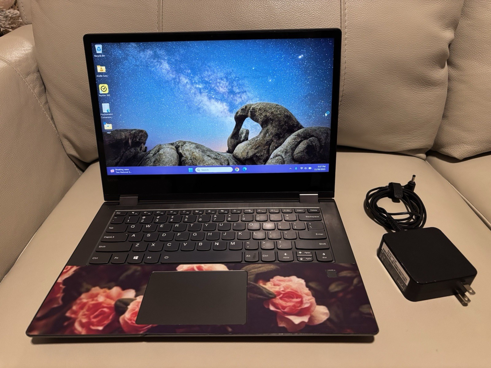 Lot of 2 Laptops (Dell Inspiron Touchscreen + Lenovo Flex i5) – Keyboard Issues