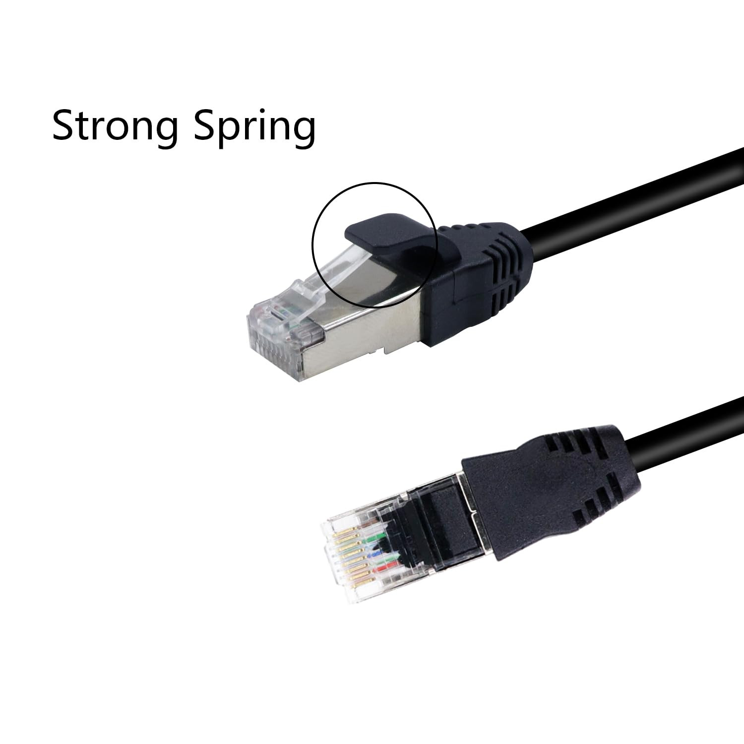 Cat6 Ethernet Patch Cable Switch On/Off RJ45 Male to Female High Speed Internet