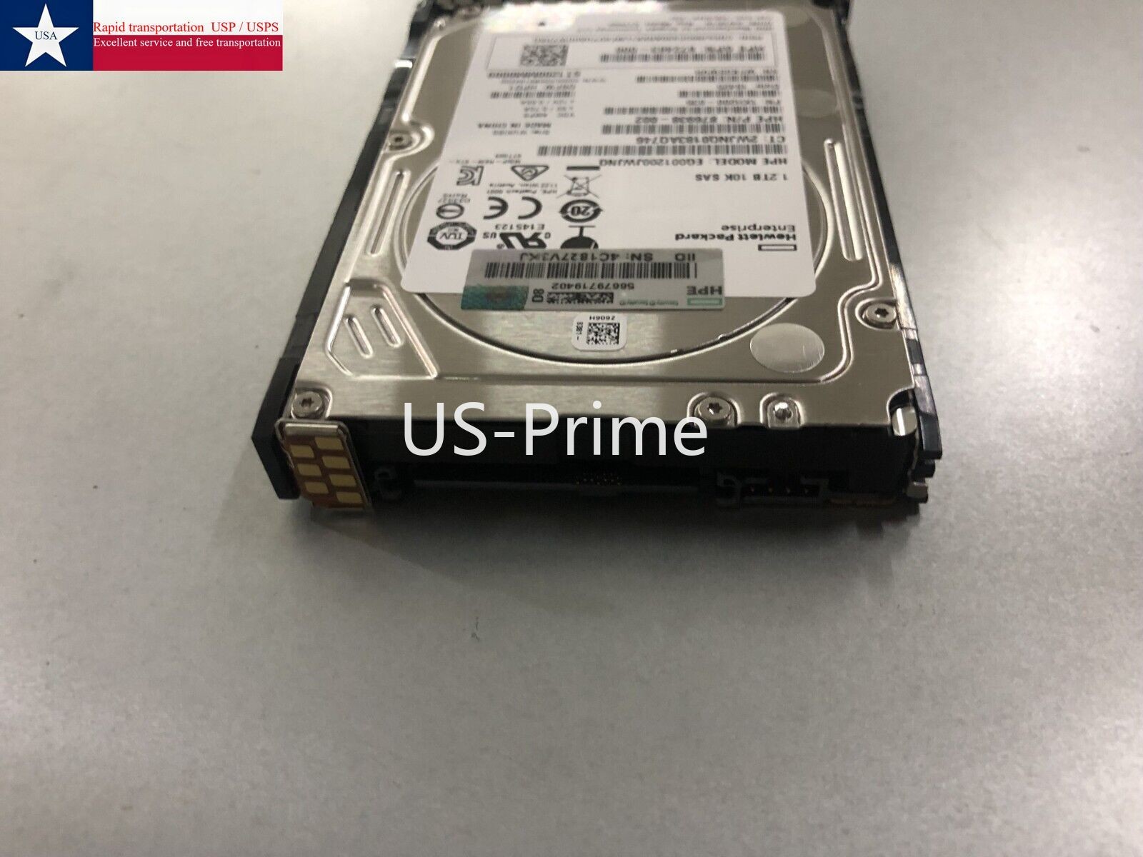 FOR HP 872479-B21，872737-001 1.2TB，10K，12G，2.5 SAS SC DS HDD INCLUDES HDD TRAY