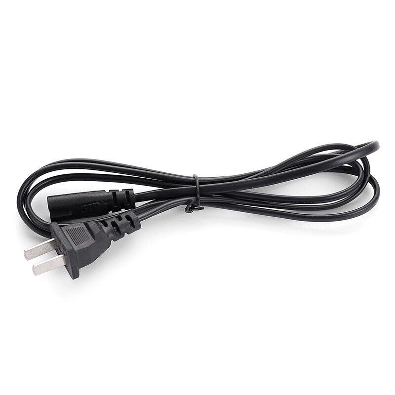 2 Prong None-Polarized Power Cord for Vizio LED TV Smart HDTV AC Wall Cable