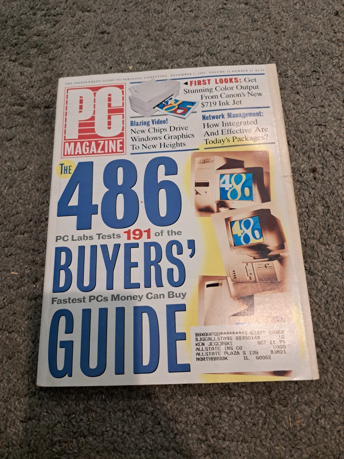 December 7 1993 PC Magazine Buyer’s Guide Vintage Computers