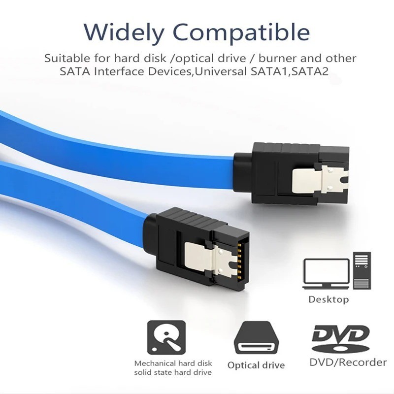 5PCS SATA III 90° Data Cable for SSD HDD Adapter High Speed SATA3.0 Motherboard